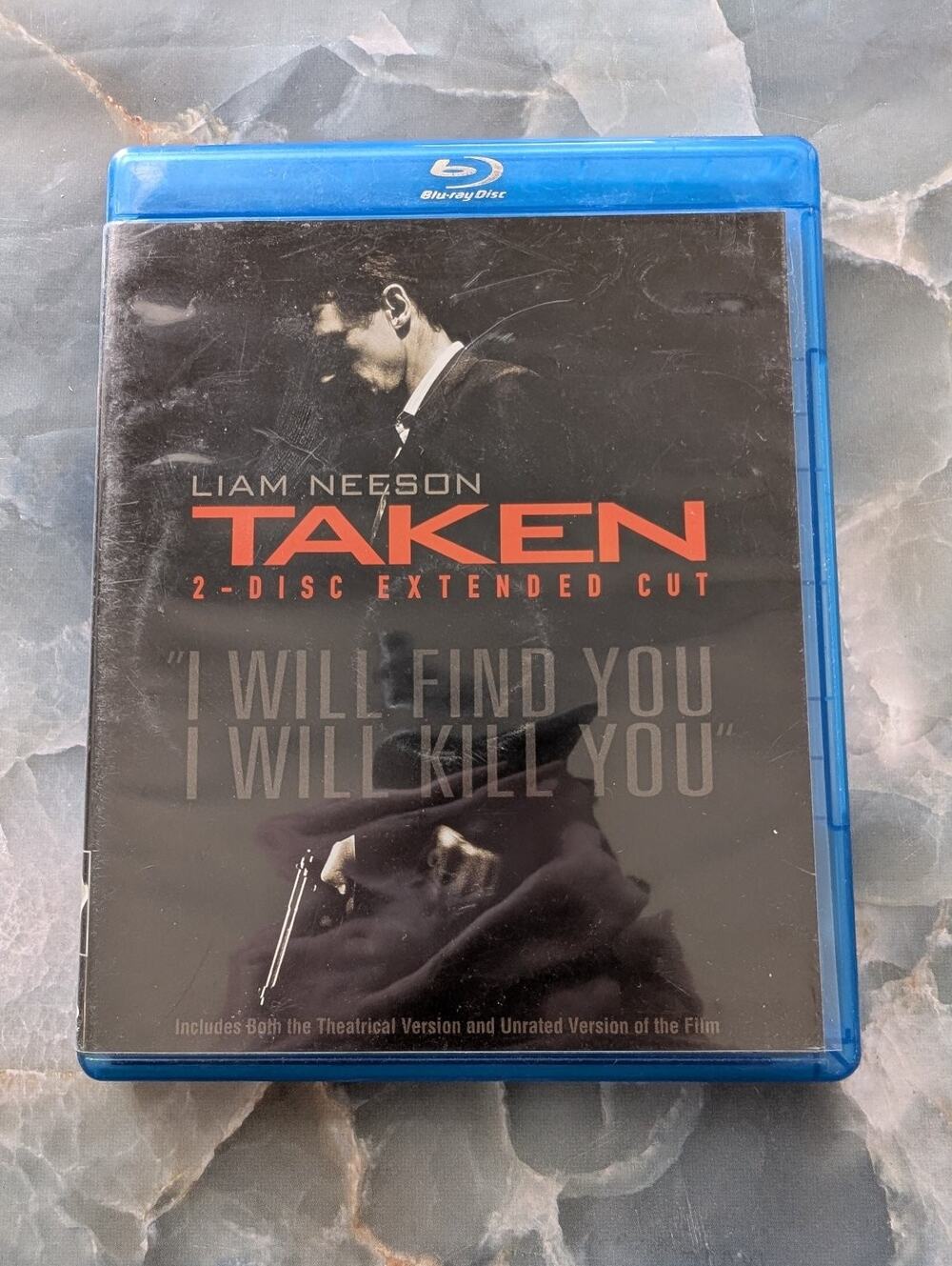 Taken Blu-ray 2008 2-Disc Extended Cut Liam Neeson Theatrical Unrated Versions